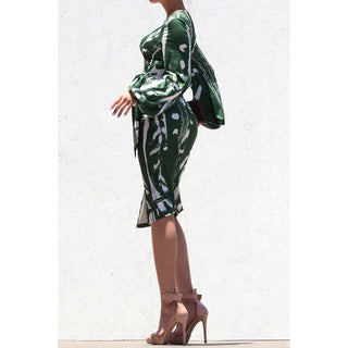 Limited Edition Wrap Green Dress
