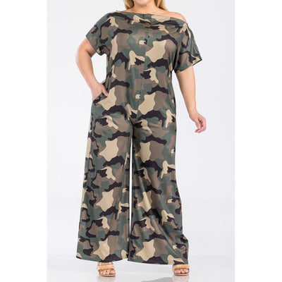 Limited Edition  Camo Jumpsuit