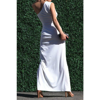 Single Sleeve Venetian Maxi Dress